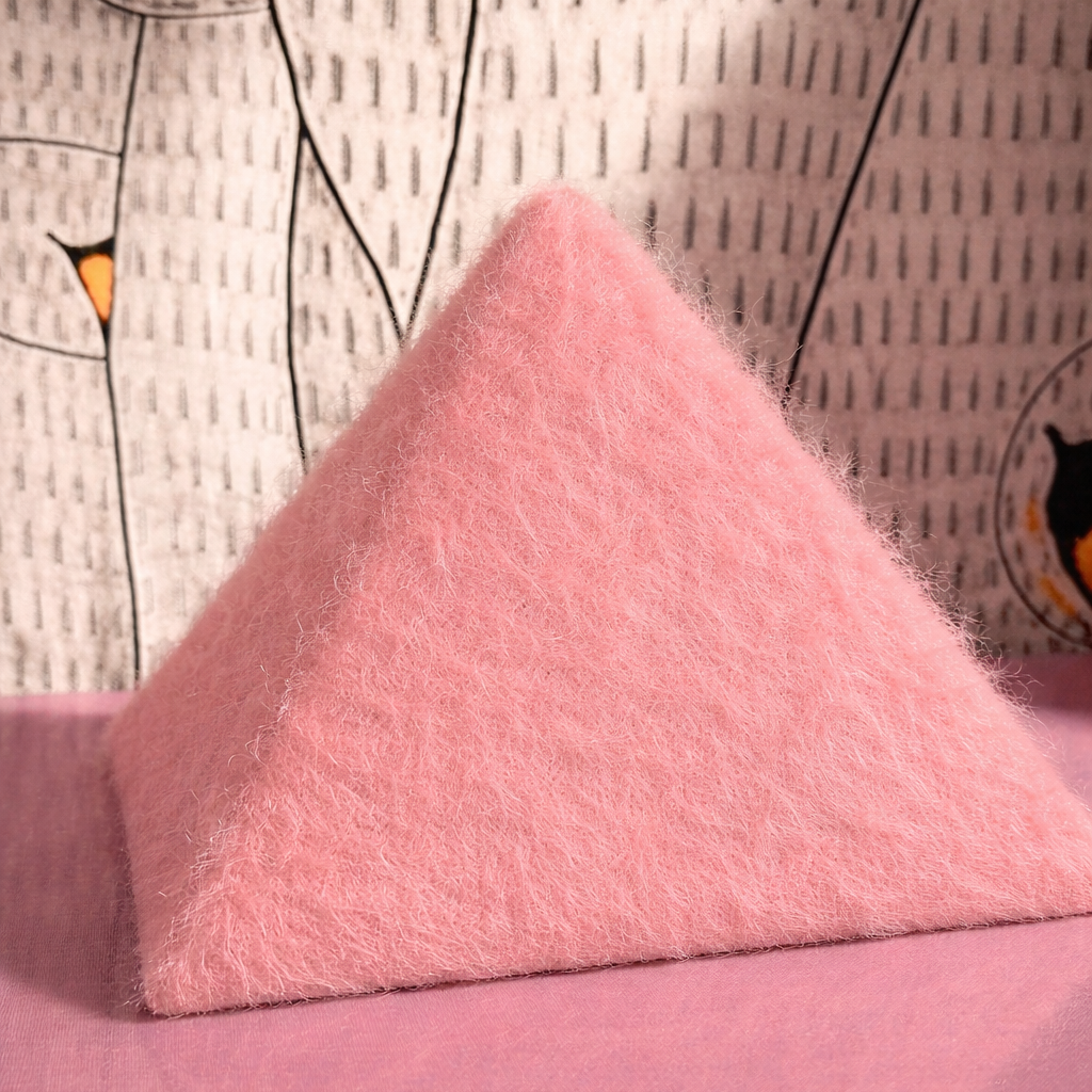 ‘POINTE’ Luxury Mohair lampshades by Lia Briamonte