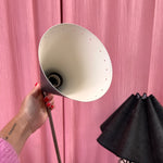 designer black vintage lamp