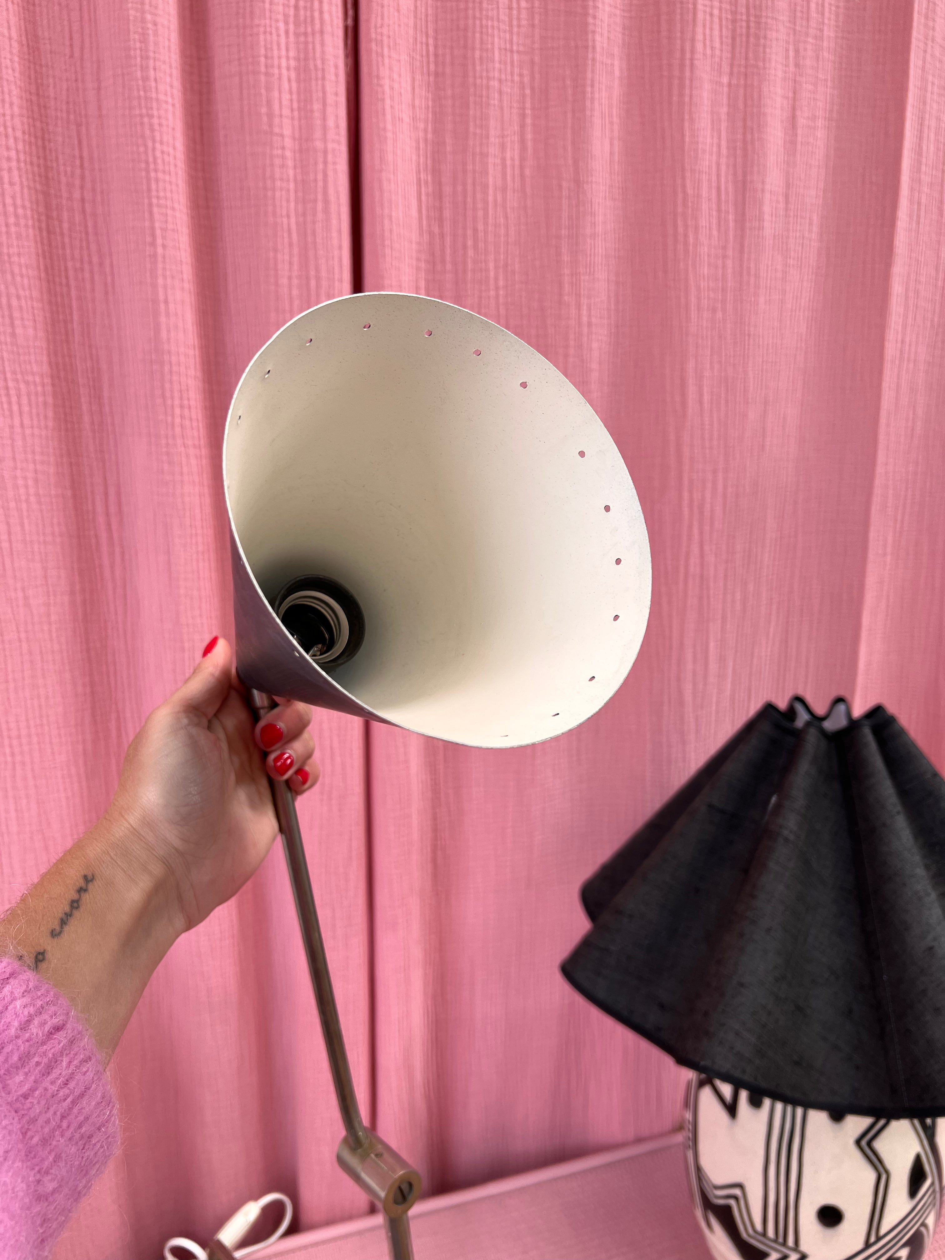 designer black vintage lamp