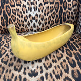 Italian 1980s ceramic banana fruit bowl
