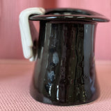 1980s top hat and glove ceramic vase