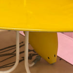 yellow vintage industrial lighting