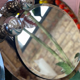 Cristal Arte Italian brown Murano glass mirror