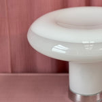 milk glass italian vintage lamp