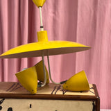 yellow mid century designer light