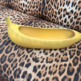 Italian 1980s ceramic banana fruit bowl