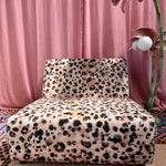leopard print vintage sofa
