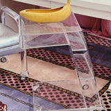 vintage 1980s lucite trolley