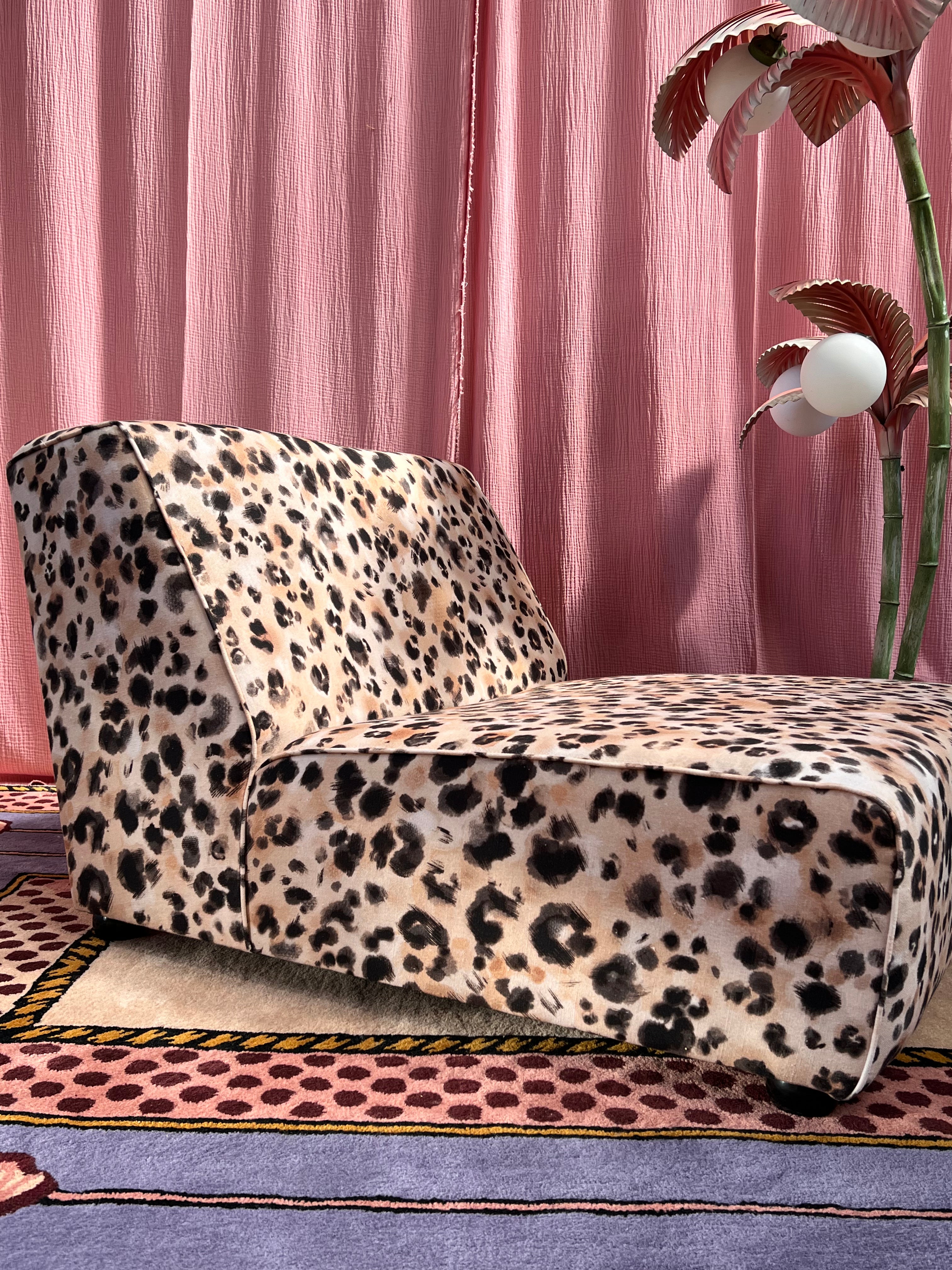 leopard print chair