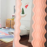 Ultrafragola Mirror by Ettore Sottsass - Neon pink glow