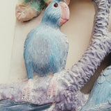1980s American blue bird wood wall art