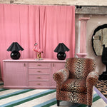 velvet leopard print chair