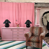 velvet leopard print chair