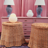 1970s Italian pink bamboo sideboard