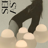 Sergio Asti globe lamps for Candel, 1960s
