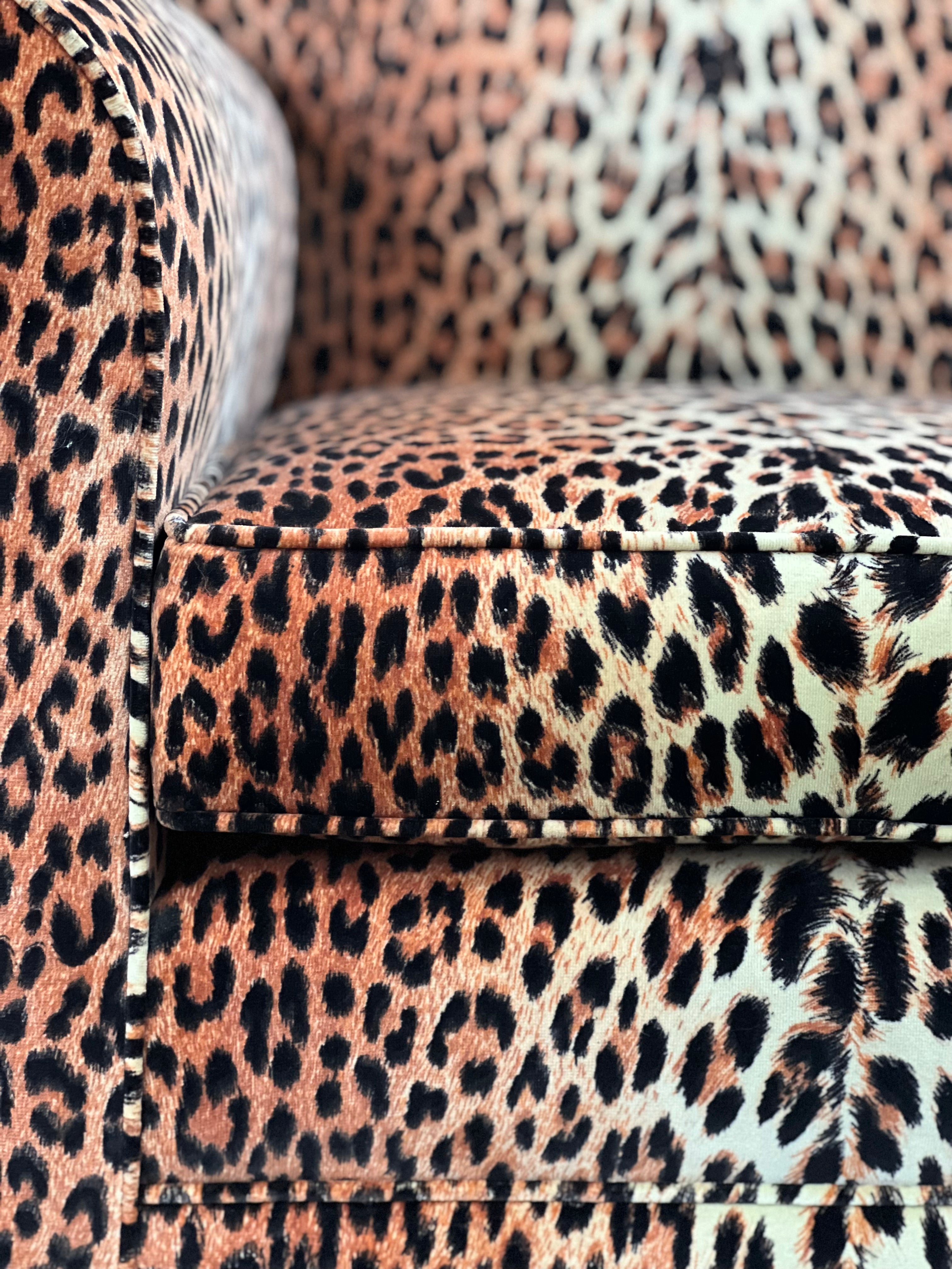 leopard print vintage furniture