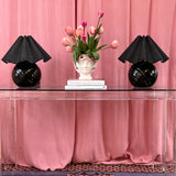Italian 1970s large lucite console table