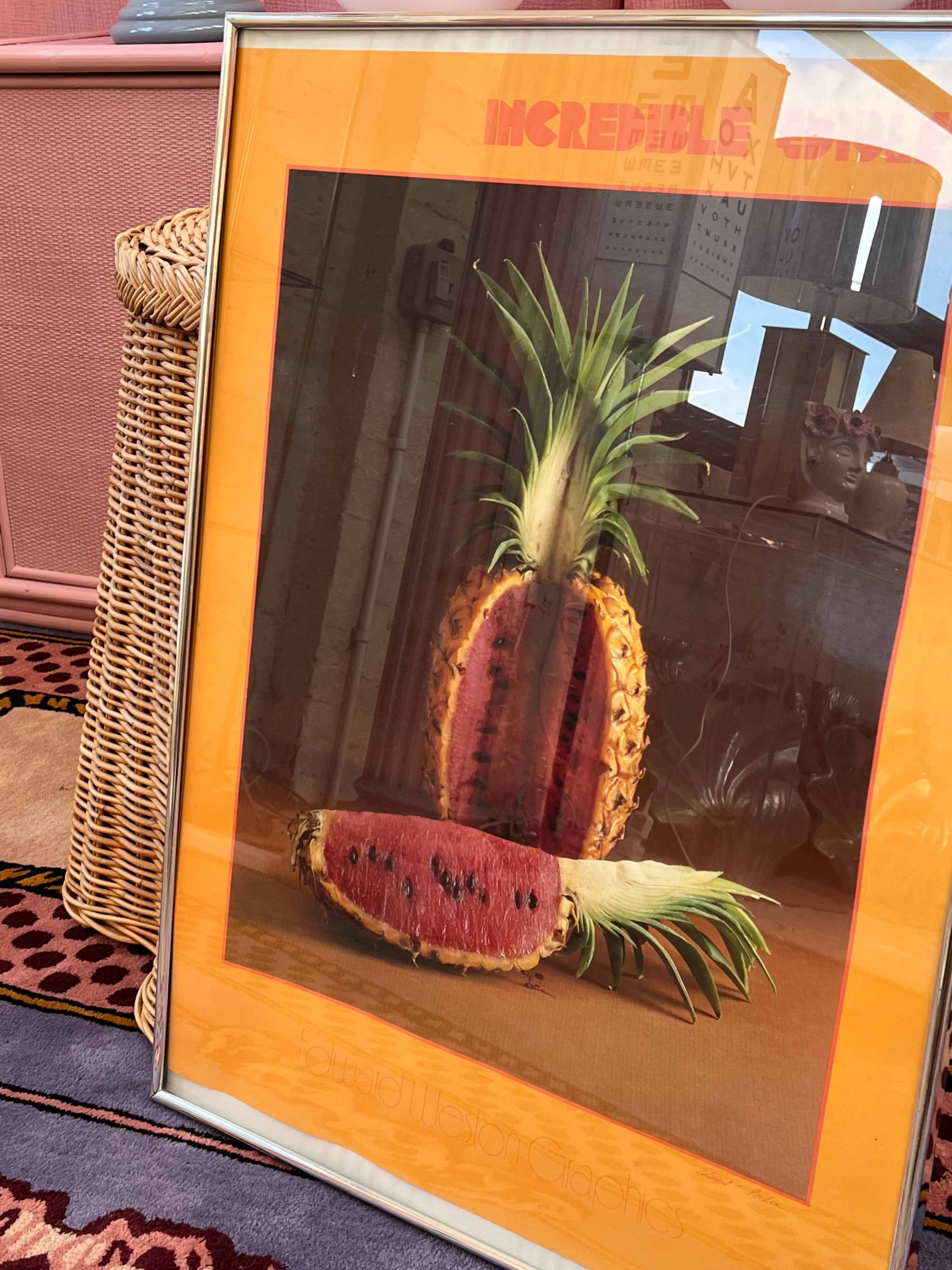 1980s edward weston graphics incredible edibles artwork