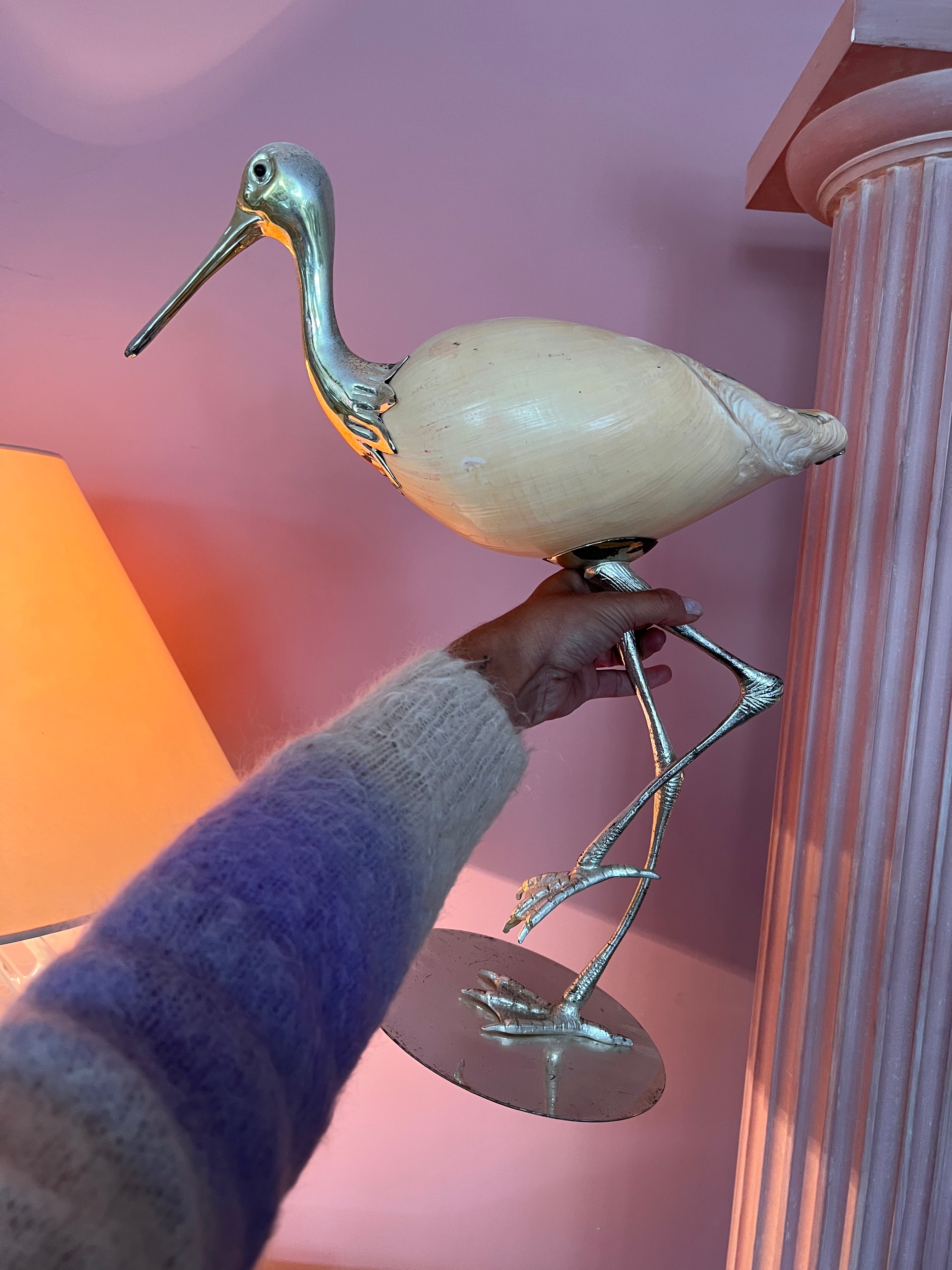 Gabriella Binazzi silver shell sculpture – Anemone Interiors