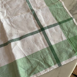 Italian cotton table cloth - green