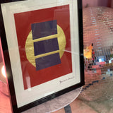 Original YSL print ~ gold leaf