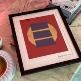 Original YSL print ~ gold leaf