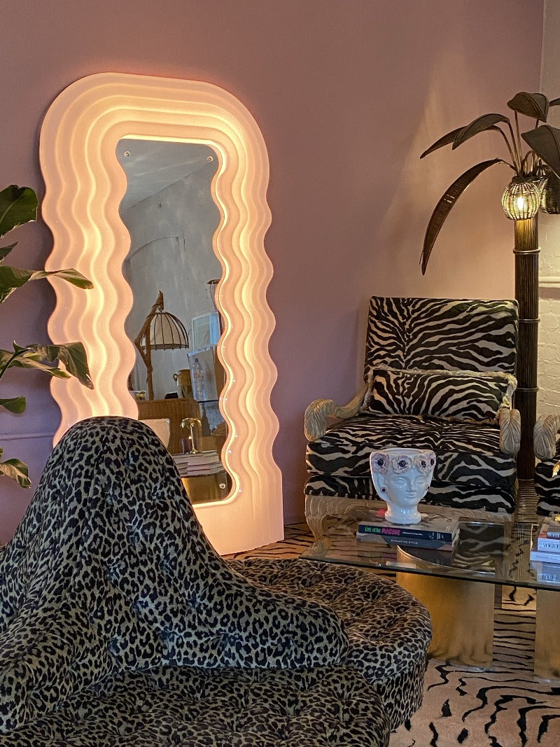 Ultrafragola Mirror by Ettore Sottsass - Anemone Interiors showroom