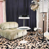 black and white vintage lamp