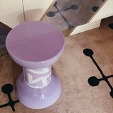 Alessandro Mendini lilac ceramic stool