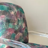 American 1970s Lucite chair original fabric