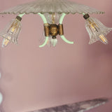 Barovier & Toso mint green and Murano glass pendant C.1950