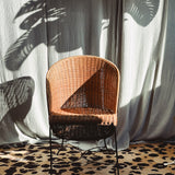 Italian 1950s cane chair