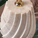 Italian 1970s swirl marble lamp bases