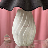 Italian 1970s swirl marble lamp bases