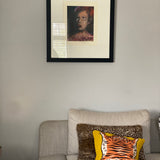 Framed oil on paper by Karahasanovic C.1974