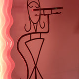 Lady shape wine rack C.1980