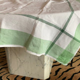 Italian cotton table cloth - green