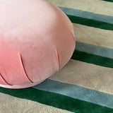 1980s Sketch pink velvet waterfall footstool