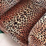 vintage leopard print armchair