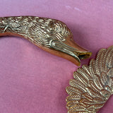 Italian brass swan tap C.1970