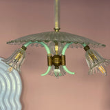 Barovier & Toso mint green and Murano glass pendant C.1950