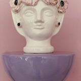 Alessandro Mendini lilac ceramic stool