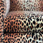 animal print armchair