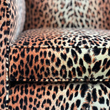 animal print armchair