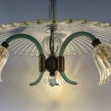 Barovier & Toso mint green and Murano glass pendant C.1950