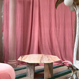 Italian pink/peach marble coffee table C.1960