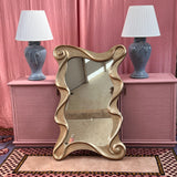 vintage gold ribbon mirror