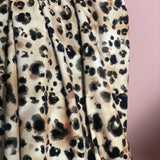 O Principesca ~ 100% cotton velvet leopard print sample