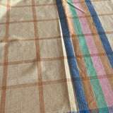 Italian cotton tablecloth - peach