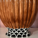 Pair of Italian non matching lamps c.1970
